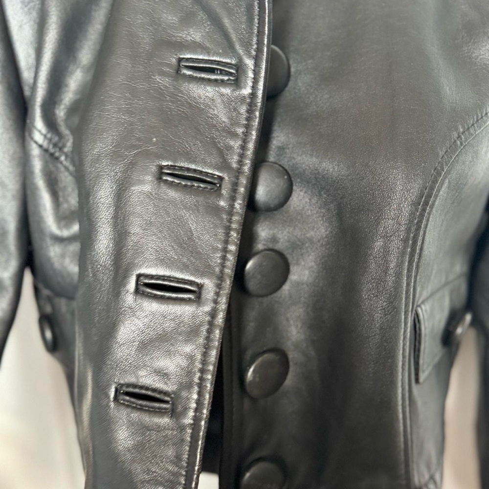 Women's Black Leather Jacket